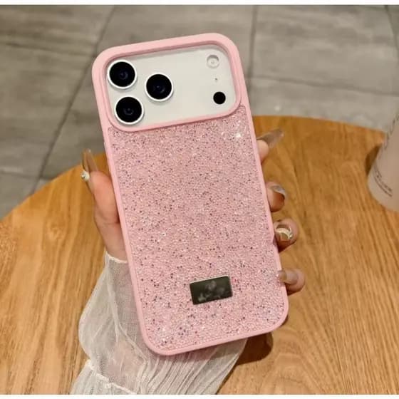 Capa Capinha Cristais luxo para IPhone 17 Air 17 Pro e 17 Pro Max brilho