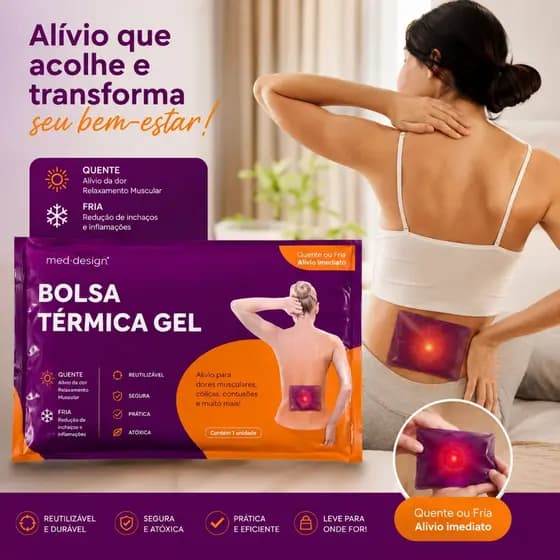 Bolsa Térmica Gel 200Gramas Alívio E Recuperação Hidrolight