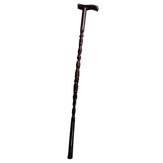 Bengala Madeira Maciça 90cm Leve Resistente Ergonômica