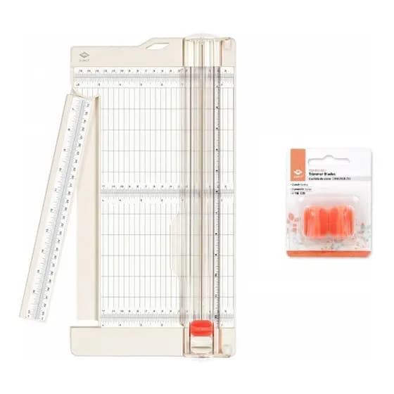 Guilhotina Manual Corte 31cm Com Extensor + Refil 2 Lâminas