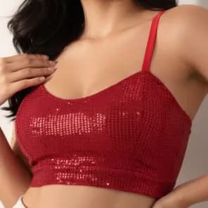 Cropped Top Feminina holagrafica Moda balada Para Festa Moda Brunella de alcinha
