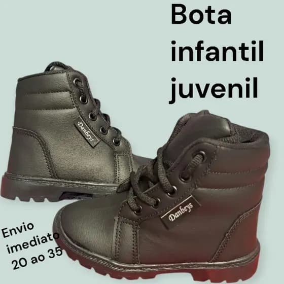 BOTA CANO BAIXO UNISSEX INFANTIL BEBÊ E JUVENIL OUTONO-INVERNO CONFORTÁVEL LEVE BARATO ENVIO RÁPIDO