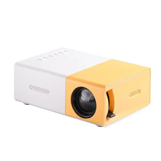 Mini Projetor de Vídeo / Sistema de Home Theater com LED Interface Controle Remoto Portátil Ultra MP20 Com LED yg300 Para Casa-Envio imediato