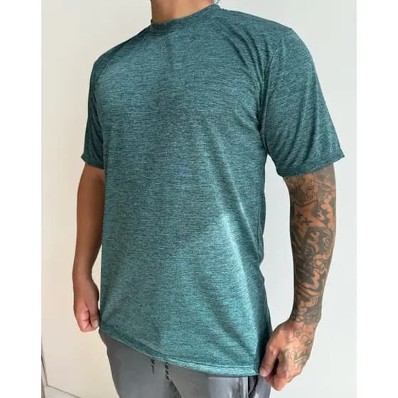 CAMISETA DRY FIT MASCULINA PARA TREINO/ACADEMIA/CASUAL (M 01)