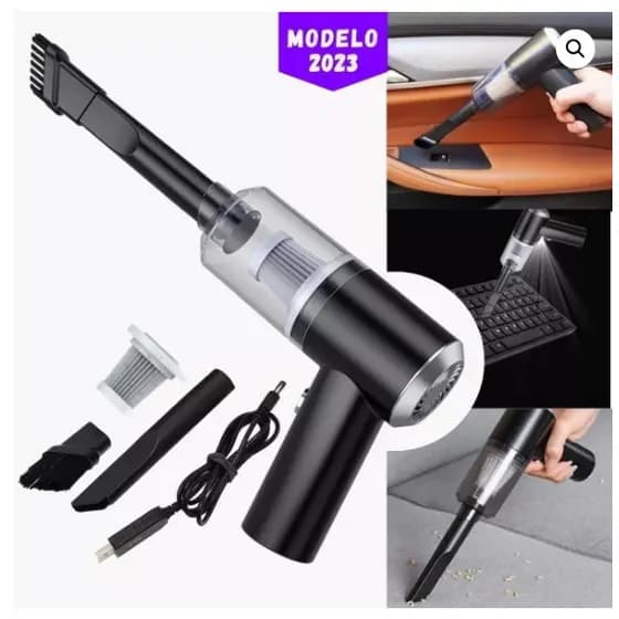 Aspirador Portátil Automotivo Premium Potente Recarregável