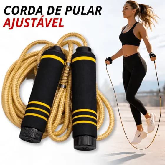 Corda de Pular Profissional Ajustável 360° Jump Speed Rope Crossfit Cardio Academia Emagrecimento