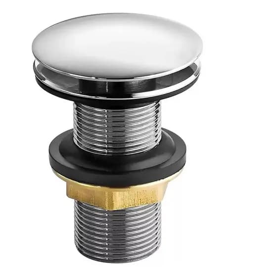Válvula Click Inox Inteligente Para Cubas Lavatório Deca Vidro e Louça 1.1/4 GRANDE