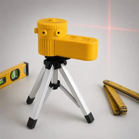 Nivel Laser 360 Giratorio Com Tripe 5 Modos Cruz Linha