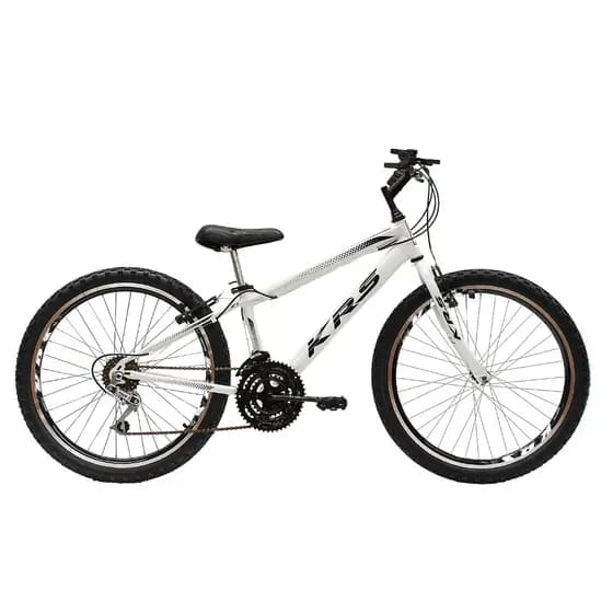 Bicicleta Aro 24 Rebaixada Alumínio 18v V-brake Krs