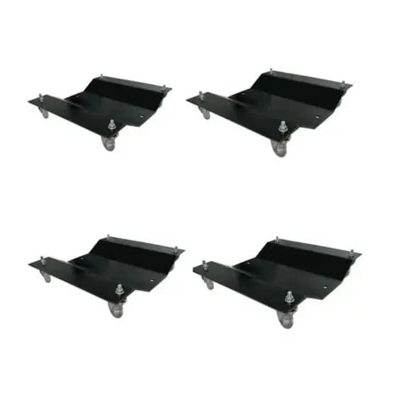 Carrinho/Patins Tartaruga Fácil Movimentação - Pack 4 unidades