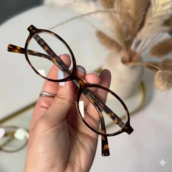 ARMACAO DE OCULOS Feminino Aro Oval Luxo virgini mi u oval redondo Armação redonda Óculos Vintage Com Estampa De Leopard