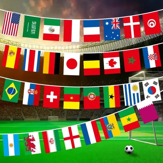 Jogos De Bandeira Das Nações Do País Bandeiras Penduradas Para Decoração De
