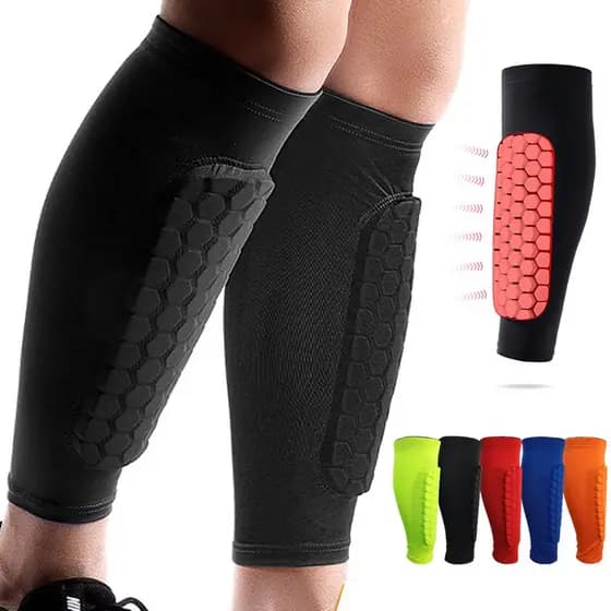Shin Guards Proteção Pernas Caneleira Esportes Ao Ar Livre Futebol Anti-Colisão Pads Leg Guard