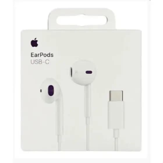 Fone de Ouvido Iphone Tipo-C com FIo e Microfone EmbutidoCompatível iPhone 15 até 17