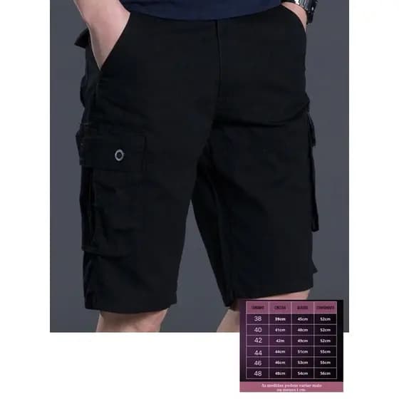 bermuda masculina Cargo brim