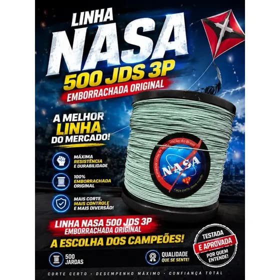 n.a.s.a 500 m.ts 3p A MELHOR DO MERCADO