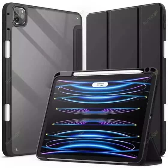 Compativel Samsung Capinha dobrar acrílica Sono inteligente Tab S6 lite A9 PLUS S10 S9 S9FE 11POL slot caneta Proteção