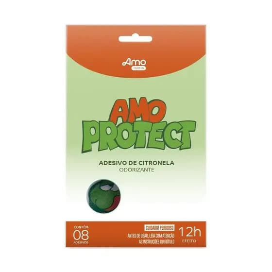 Amo Protect Adesivo repelente de citronela contra insetos