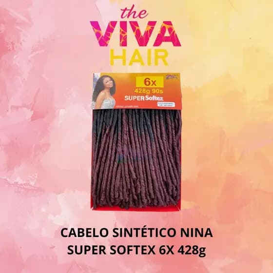 CABELO SINTÉTICO NINA SUPER SOFTEX 6X 428g