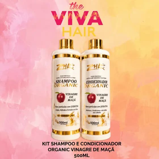 Shampoo e Condicionador ZhangHair para cabelos sintéticos e organicos