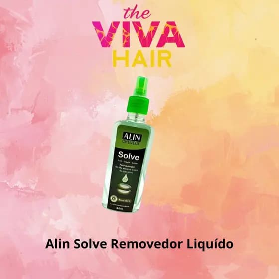 ALIN SOLVE - REMOVEDOR DE COLA DE QUERATINA E PRÓTESE CAPILAR
