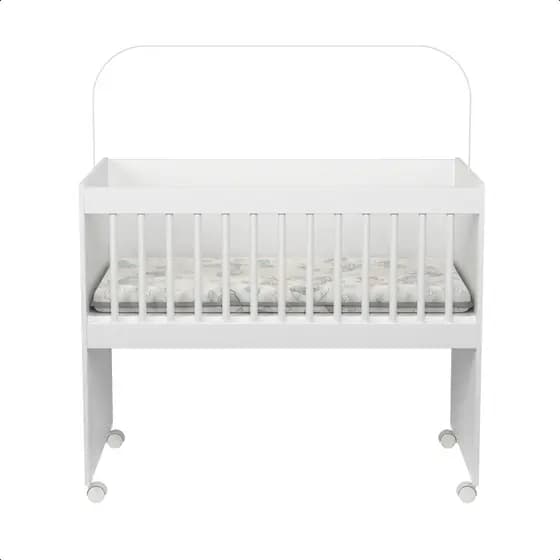 Mini Berço Moisés Multifuncional 100%MDF com Colchão Baby