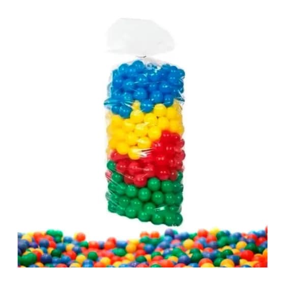 100 Bolinha Plástica Colorida Para Piscina de Bolinha 76 mm 100 Unidades