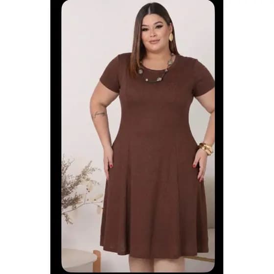 vestido nesgado rodado manga g gg g1 g2