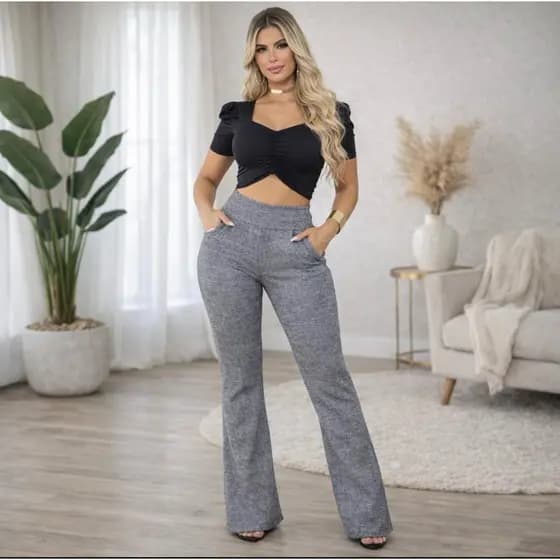 calca fler com bolso M G GG G1 G2 36/38/40/42/44/46/48/50/52/54