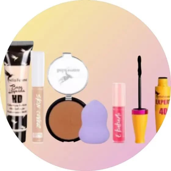 KIT DE MAQUIAGEM com 5 itens básico e indispensável em sua bolsa