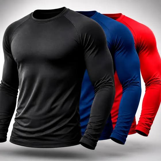 Kit 3 Camisas Térmicas De Manga Longa Com Proteção Solar UV 50+