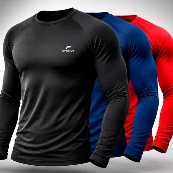 Kit 3 Blusa Térmica Masculina Proteção Solar Segunda Pele Dry Fit