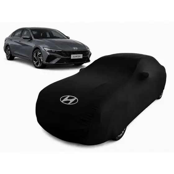 Capa de Cobrir Carro Helanca Proteção UV 50+ Logo Hyundai