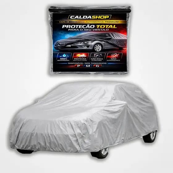 Capa De Cobrir Carro Automotiva Proteção Solar Forrada Nao Risca Lona Grossa