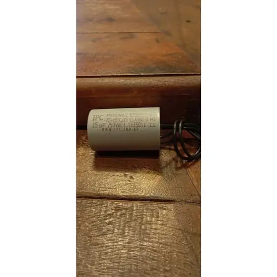 Capacitor 15uF 250V IPC Ventilador de Teto Grande 2 Fios Permanente Original NF