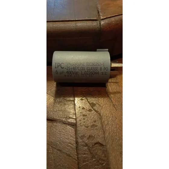 Capacitor 6uF 400V IPC Ar-Condicionado Terminal 3 Pinos Permanente Original NF