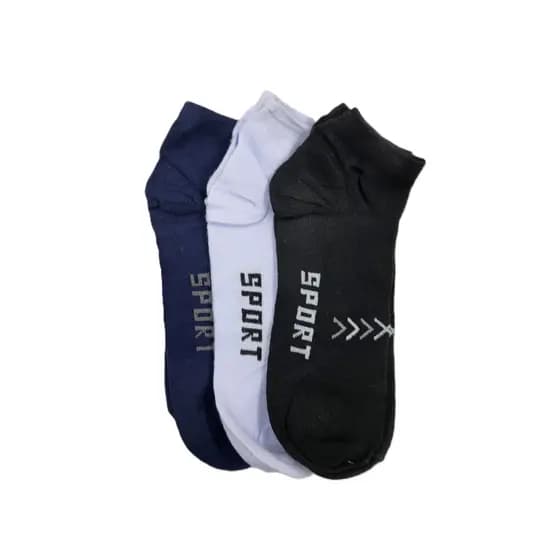 Kit 12 Pares de Meias Soquete Cano Médio Masculina Feminina Unissex