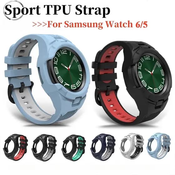 Pulseira Esportiva De Substituição De TPU Macia Para Relógio Samsung Galaxy 6/5 4 Clássica De 42/43mm
