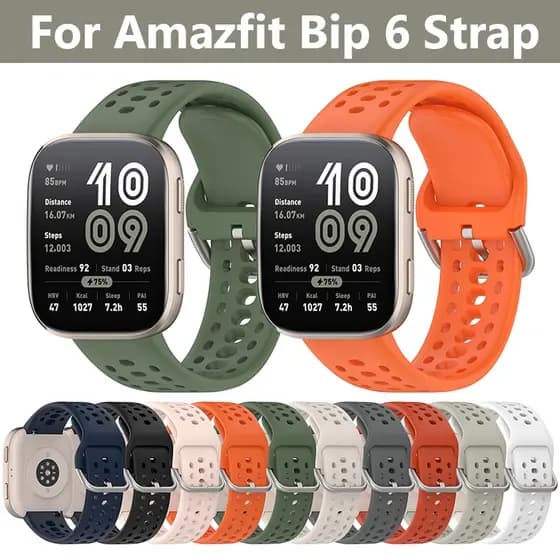 Pulseira De Silicone Macio Para Huami Amazfit Bip Max/6 Braclet Cinto De Substituição