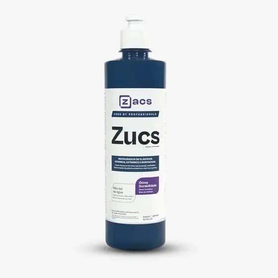 Zucs é o restaurador de plásticos 3 em 1 Zacs 500ml