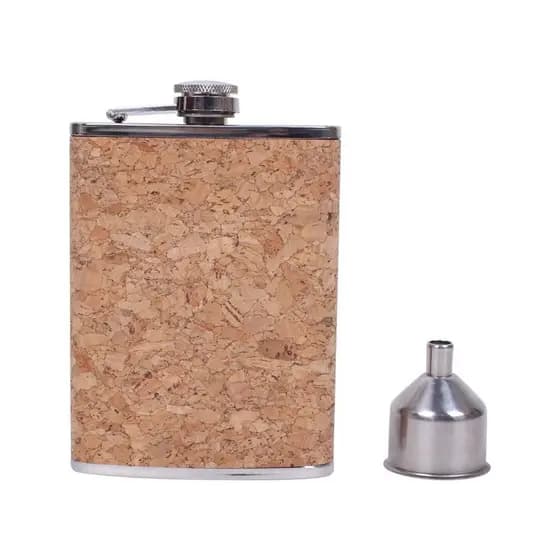 CANTIL EM AÇO INOX E CORTIÇA COM FUNIL - DYNASTY