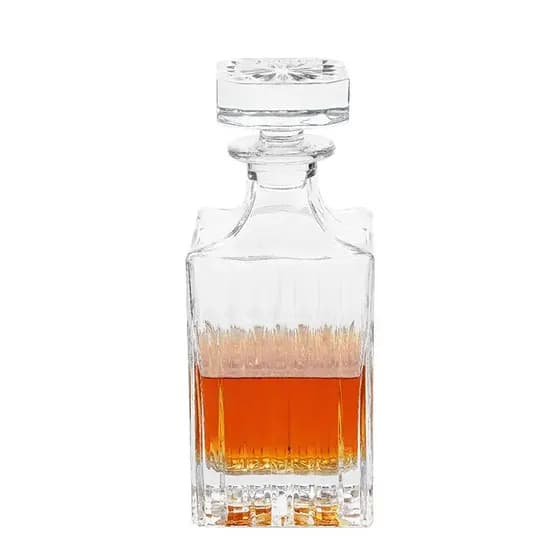 GARRAFA DE WHISKY OLD BLEND EM CRISTAL ECOLÓGICO 750ML 22CM
