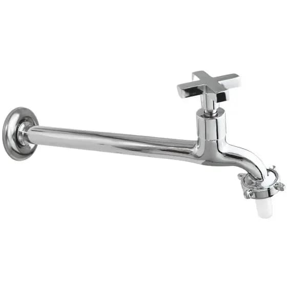 Torneira Para Tanque/Cozinha 100% Metal 1/4 De Volta Modelo C22 Com Bico