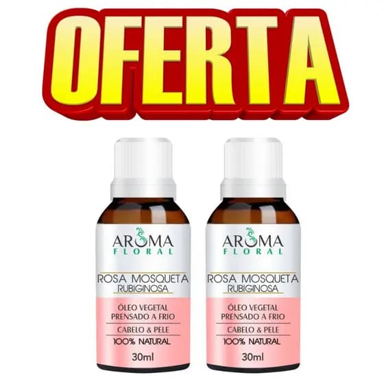 Kit 2 COM Óleo Rosa Mosqueta Rubiginosa 100% Natural