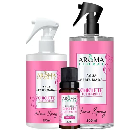 Cheirinho de Chiclete Tutti Frutti Agua Perfumada - Aroma floral - Para Papel e Tecido Artesanato Embalagem