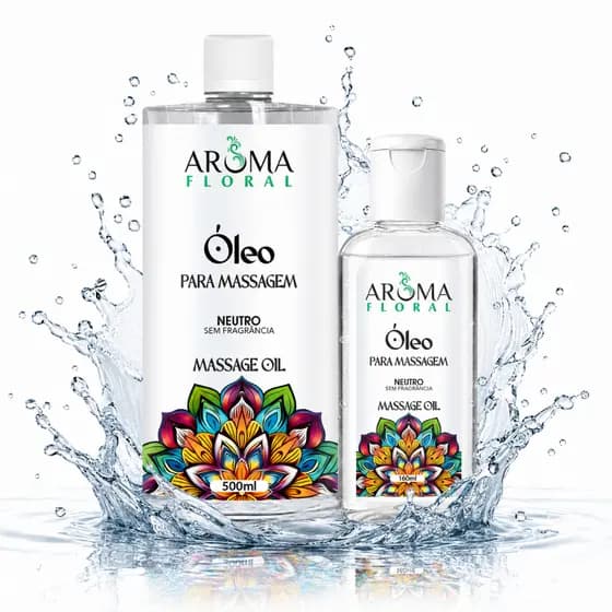 Óleo de Massagem Neutro sem Fragrância (Sem Cheiro)