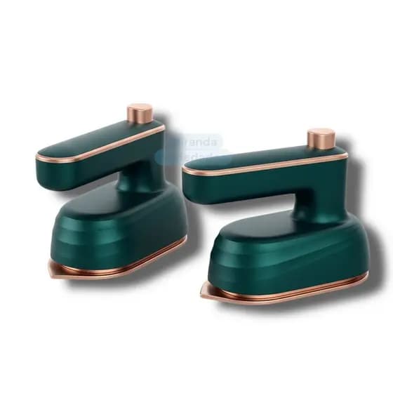 KIT 2 Mini Ferro De Passar Roupas Viagem Elétrico Portátil 110v e 220v Bivolt Facil Utilização