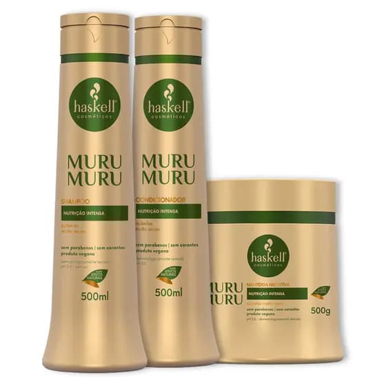 Kit Haskell Murumuru Sh Condicionador E Máscara 500Ml