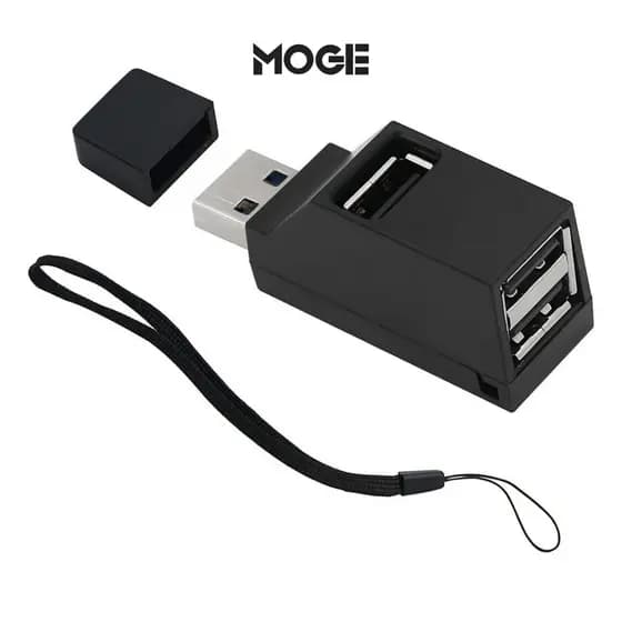 Hub USB 3 em 1 Tomate MST-011 | USB 2.0 | 480Mbps | Compacto | Plug & Play