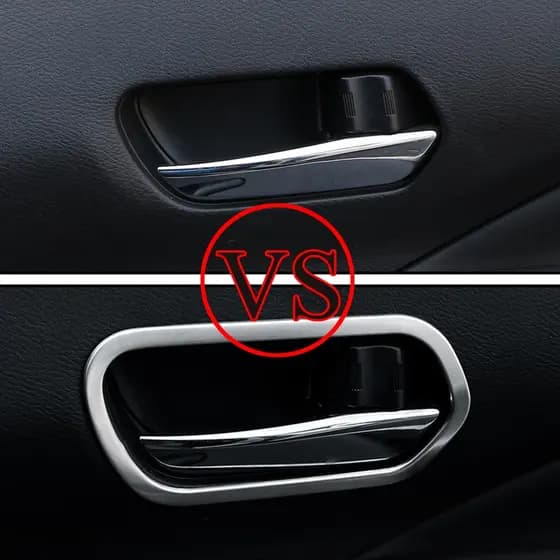 4 Pcs Aço Inoxidável Moldura Do Punho Interior Carro Decoração Tampa Guarnição Etiqueta Para Nissan Kicks 2016-2021 Acessórios